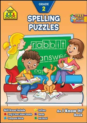 Spelling Puzzles, Grade 2 I Know It! series  - 