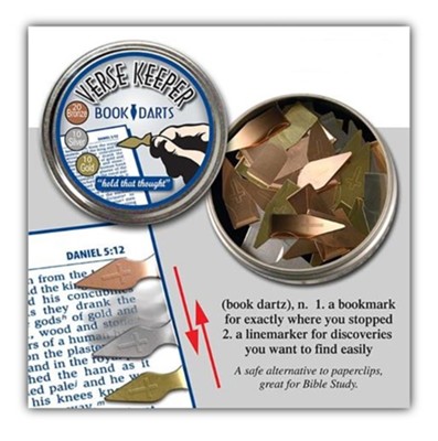 Bible Verse Marker Darts, Metallic (bronze, silver, gold)  - 