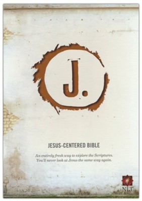 Jesus-Centered Bible NLT, Saddle  - 