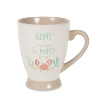 Aunt, You Mean the World to Me Mug  -     By: Amylee Weeks
