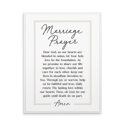 Marriage Prayer, Plaque - Christianbook.com