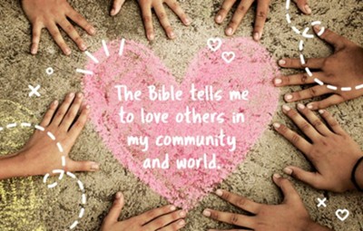 Bible Studies for Life: Kids Showing God's Love to Others Postcards Pkg. 25  - 