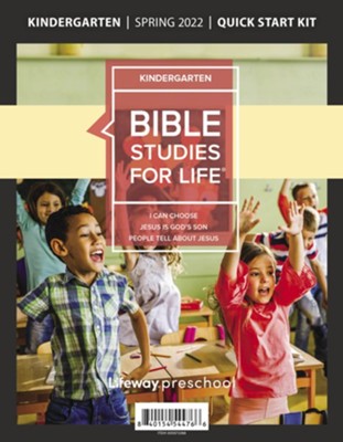 Bible Studies For Life: Kindergarten Quick Start Kit Spring 2022  - 
