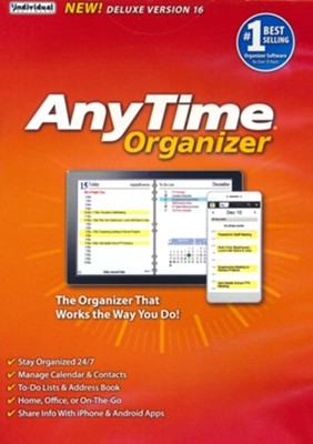 Anytime Organizer Deluxe 16 on CD-ROM   - 