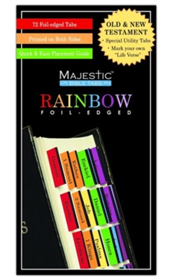 Majestic Rainbow Bible Tabs         - 