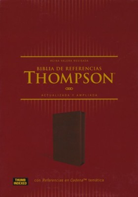 Reina Valera Revisada Biblia De Referencia Thompson, Leathersoft, Cafe ...