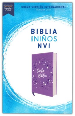 Biblia para Ni&#241os NVI, Imit. Piel, Lavanda  (NVI Holy Bible for Kids, Leather-soft, Lavender)  - 