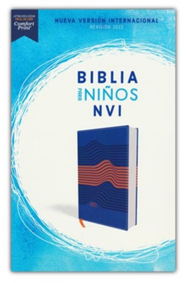 Biblia para Ni&#241os NVI, Imit. Piel, Azul  (NVI Holy Bible for Kids, Leather-soft, Blue)  - 