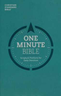 CSB One Minute Bible: Scripture Portions for Daily Devotion  - 