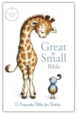 CSB Great and Small Bible, Blue LeatherTouch: A Keepsake Bible for Babies, Leather, imitation  - 