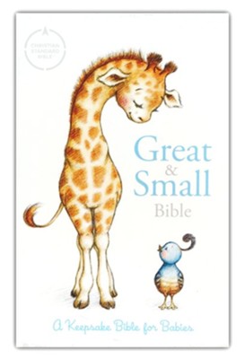 CSB Great and Small Bible, Pink LeatherTouch: A Keepsake Bible for Babies, Leather, imitation  - 