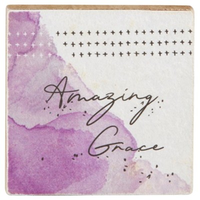 Amazing Grace Tabletop Plaque  -     By: Amylee Weeks
