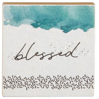 Blessed Tabletop Plaque  -     By: Amylee Weeks
