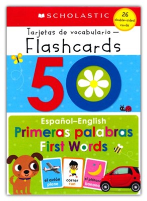 Flash Cards: English-Spanish First Words: Scholastic