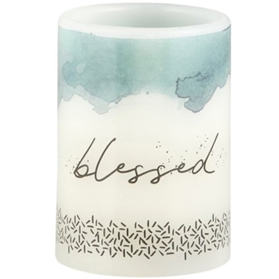 Blessed LED Candle  -     By: Amylee Weeks
