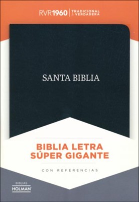 Biblia RVR 1960 Letra Super Gigante, Piel Fab. Negra, Ind. (RVR 1960 ...