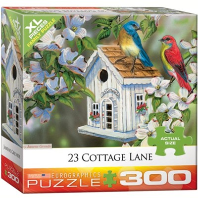 23 Cottage Lane Puzzle, 300 pieces  -     By: Janene Grende
