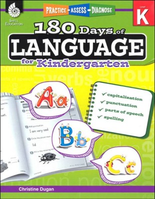 180 Days of Language, Grade K   - 