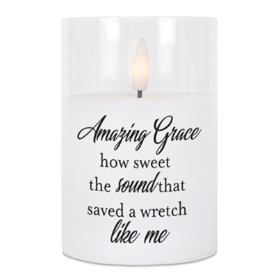 Amazing Grace, LED Candle  - 