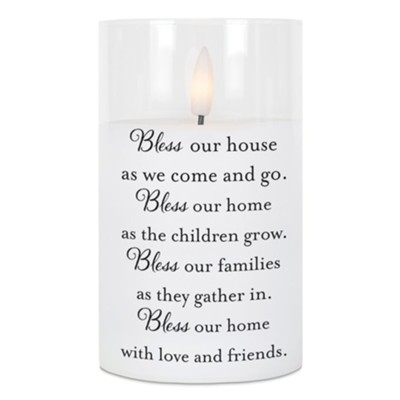 Bless Our House, LED Candle  - 