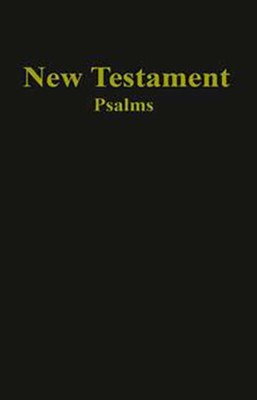 KJV Economy New Testament and Psalms, Imitation Leather, Black  - 