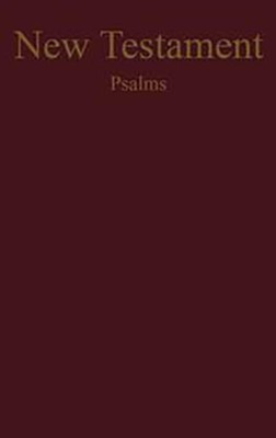 KJV Economy New Testament and Psalms, Imitation Leather, Burgundy ...