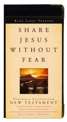 KJV Share Jesus Without Fear, New Testament, Bonded Leather, Black  -     Edited By: Ralph Hodge
    By: William Fay
