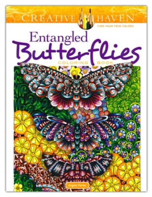 Entangled Butterflies Coloring Book  -     By: Angela Porter
