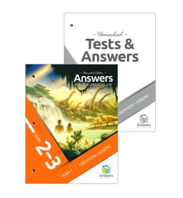 Answers Bible Curriculum: 2-3 Homeschool Student Book Year 1 (with 2-3 Tests & Answers)  - 