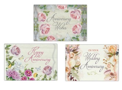 Anniversary, A Lifelong Love, Box of 12 Cards (KJV)  - 