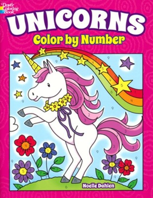 Unicorns Color by Number  -     By: Noelle Dahlen
