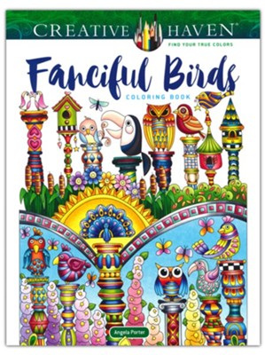 Fanciful Birds Coloring Book  -     Illustrated By: Angela Porter
