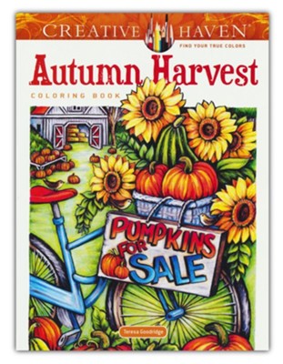 Autumn Harvest Coloring Book  -     By: Teresa Goodridge
