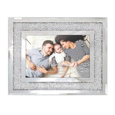 Family Beaded 4x6 Frame - Place and Gather