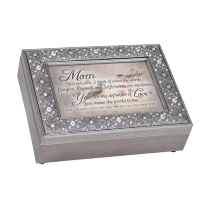 Mom You Are My Definition of Love Filigree Music Box  - 