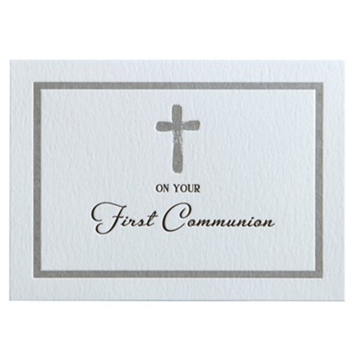 May God Bless You As You Make Your First Communion Card  - 