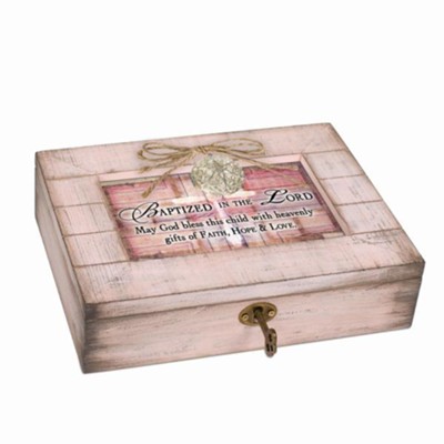 Baptized in the Lord, Children's Locket Music Box  - 
