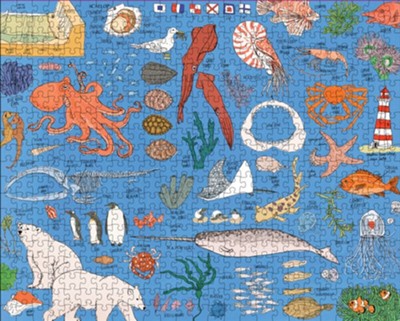 Ocean Anatomy: The Puzzle, 500 Pieces  -     Illustrated By: Julia Rothman
