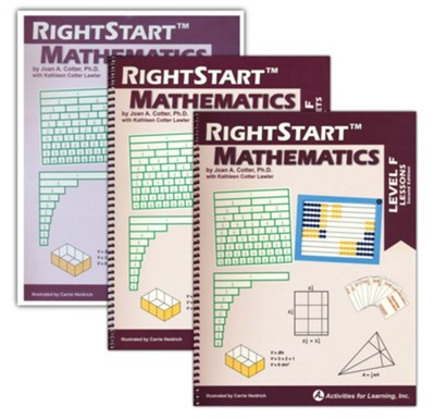 RightStart Mathematics Level F Book Bundle, Second Edition ...