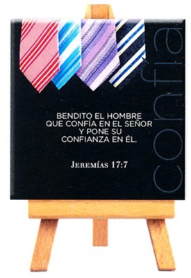 Bendito el hombre, Mini lienzo (Blessed is the Man, Mini Canvas Print)  - 