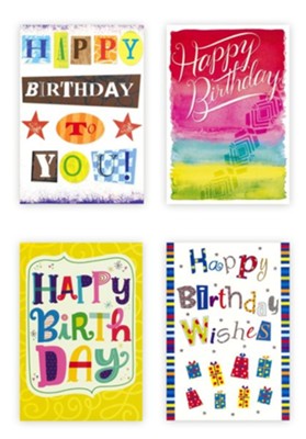 Birthday, Sweet Celebrations, Boxed cards (KJV)  - 