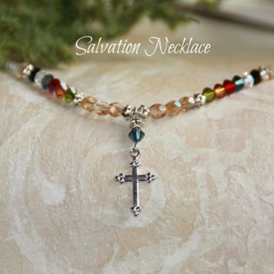 Faith Disk Charm, Crucifix, Necklace  - 