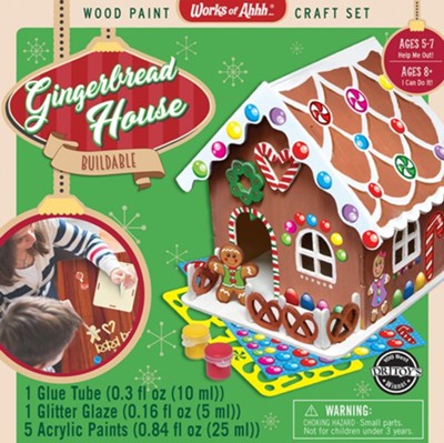 Buildable Gingerbread House Craft Kit  - 