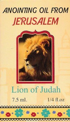 Anointing Oil from Jerusalem: Lion of Judah, 0.25 oz.  - 