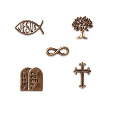 Assorted Tacpins, Burnished Gold  - 