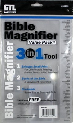Bible Magnifier, 3 in 1 Tool  - 
