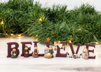 Believe Nativity, 7 Piece  -     By: Barbara Lloyd
