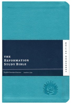 ESV Reformation Study Bible, Condensed Edition - Turquoise, leather-like  -     Edited By: R.C. Sproul

