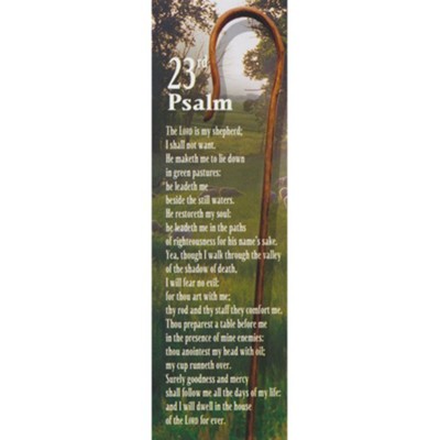 23rd Psalm, Shepherd's Staff, 25 Bookmarks   - 