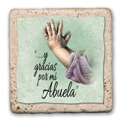 Abuela, Baldosa (Grandma Sentiment Tile, Spanish)   - 